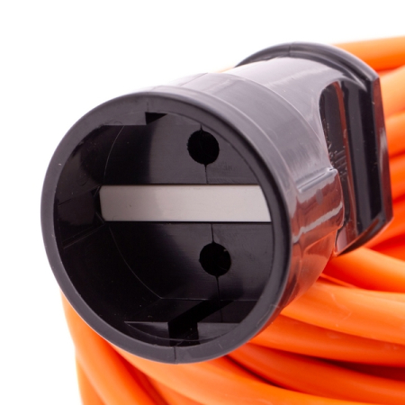 Удлинитель-шнур силовой 10 м, 10A, тип УХ10, 1 розетка, Сибртех 96050