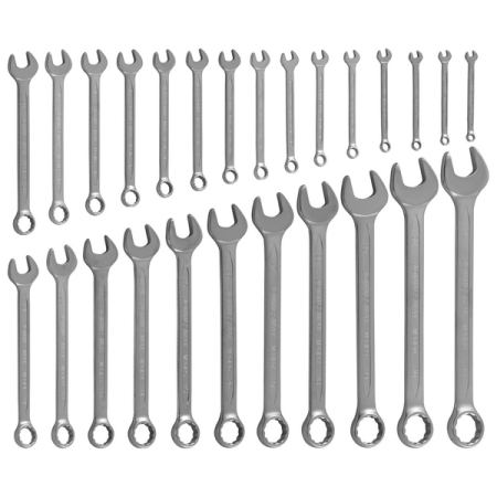 Набор ключей гаечных комбинированных в сумке, 6-32 мм, 26 предметов, Jonnesway W26126S