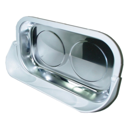 Лоток прямоугольный магнитный 240x143 мм с пластиковой накладкой СТАНКОИМПОРТ KA-5224-Т