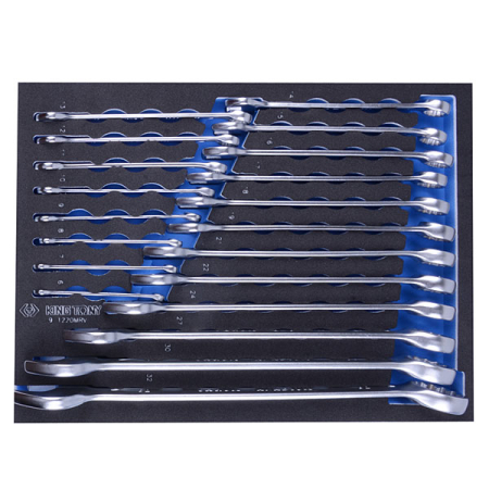 Набор ключей комбинированных в ложементе King Tony 9-1220MRV Набор ключей комбинированных в ложементе King Tony 9-1220MRV