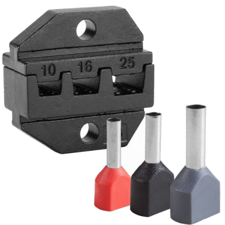 Кримпер храповичный для обжима изолированных наконечников, 6 предметов, кейс, King Tony 67G0005