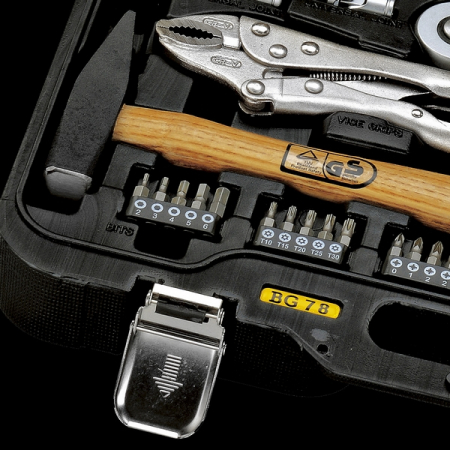 Универсальный набор инструментов “БОХУМ”, 78 предметов, BERGER BG078-1214