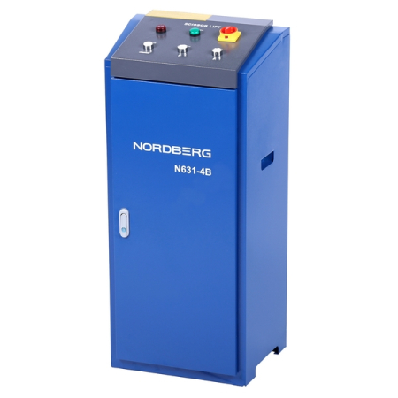 Nordberg N631-4B Подъемник ножничный электрогидравлический 4 т, 380 В, синий