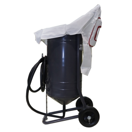 Установка пескоструйная, открытый бак для песка 28 л, KraftWell KRW-SB28T