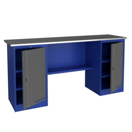 Верстак слесарный гаражный двухтумбовый Верстакофф PROFFI-E 218 Т Т