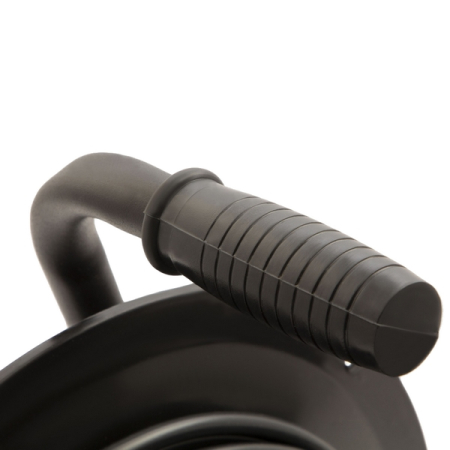 Удлинитель силовой 50 м, 10А, тип УХ10, ПВС, на кабельной катушке, 4 розетки без заземления, Сибртех 95855