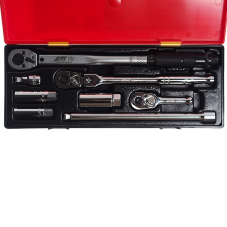 Набор головок для свечей зажигания с динамометрическим ключом 3/8”, 8 предметов, JTC-K3083