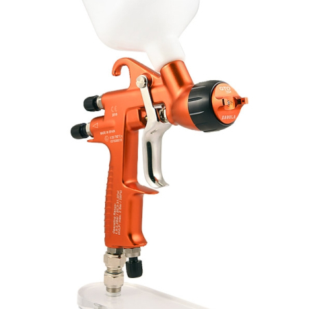 Краскопульт с верхним бачком, воздушной головой HVLP и соплом 1.30 SAGOLA 3300 GTO