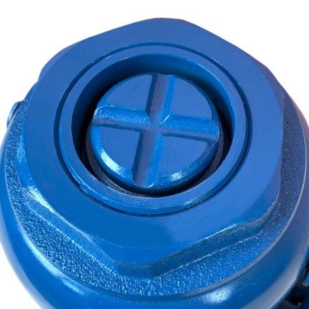 Домкрат бутылочный гидравлический, двухштоковый, 20 т, AE&T T02020i