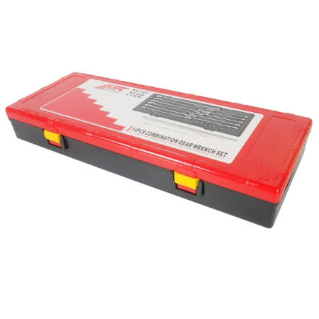 Набор ключей комбинированных трещоточных, 8-19 мм, 14 предметов, JTC-K6141