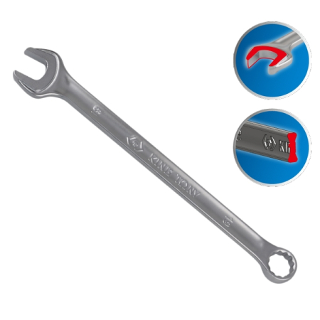 KING TONY 12C7MRN01 Набор комбинированных удлиненных ключей, 8-19 мм, 7 предметов