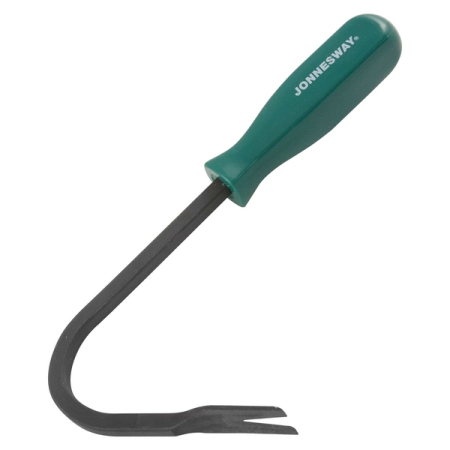 Съемник пистонов обшивки дверей с V-образным захватом изогнутый Jonnesway AB030048