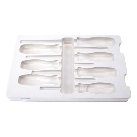 Ложемент для наборов отверток 30127MR, 30617MR, PVC, King Tony 843012712H