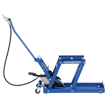 NORDBERG N32008 Домкрат подкатной пневмогидравлический для мотоциклов, 680 кг