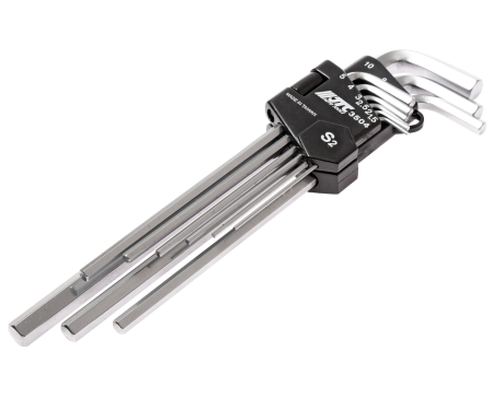 Набор ключей шестигранных 1.5-10мм удлиненных 9 предметов JTC