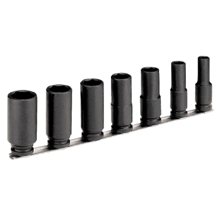 Набор ударных глубоких торцевых головок 1/2", 7 предметов, IRIMO 168-90-2