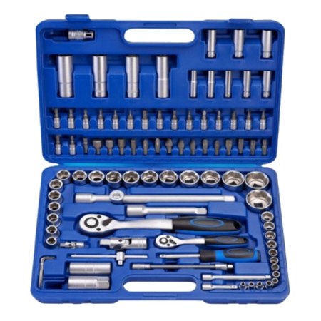 Набор головок 1/4"–1/2" и других инструментов, 94 предмета, IRIMO 130-94-4