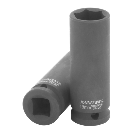 Набор головок ударных глубоких 1/2"DR, 10-24 мм, 11 предметов, Jonnesway S03AD4111S