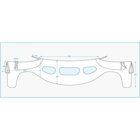 NORDBERG NN4 Накидка защитная Крыло-Бампер-Крыло с вырезами