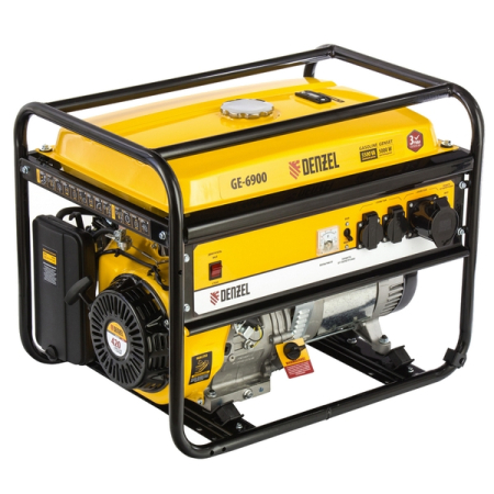 Генератор (электростанция) бензиновый Denzel GE 6900