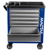 Тележка инструментальная "НОВА", 7 ящиков, синяя МАСТАК 521-07580B