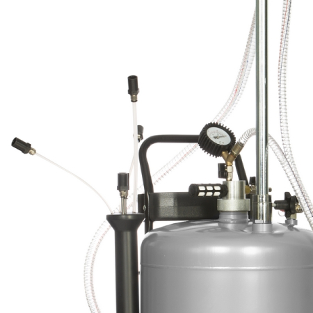 Установка для слива и откачки масла и антифриза, 70 л, KraftWell KRW1832.70L