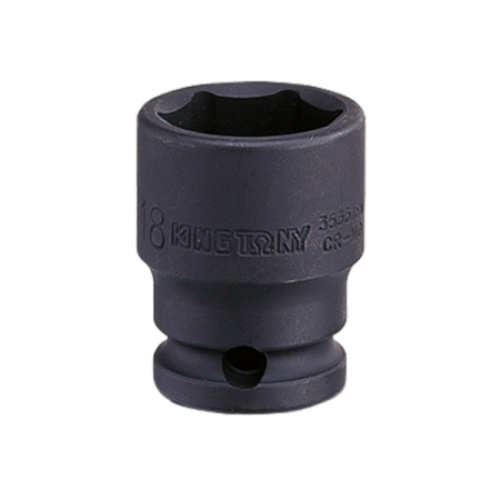 KING TONY 353518M Головка торцевая ударная шестигранная 3/8", 18 мм
