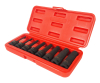 Набор бит-головок 1/2" HEX H5-19ммх78мм ударных в кейсе 8 предметов JTC-J408LH