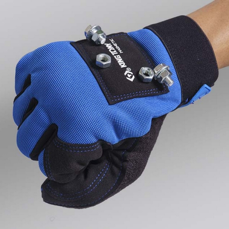 KING TONY 9TH45-XL Перчатки универсальные с магнитными вставками, размер XL