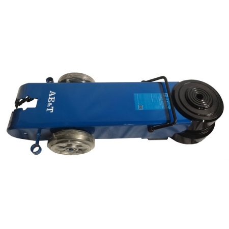 Домкрат подкатной пневмогидравлический, двухштоковый, 120/60 т, AE&T HJ-120/60