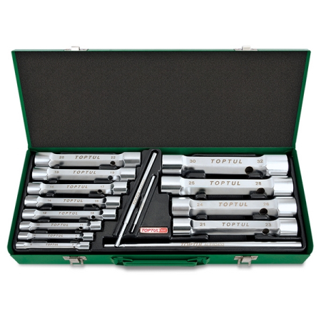 Набор ключей торцевых трубчатых 6-32 мм, 15 предметов, TOPTUL GAAD1510