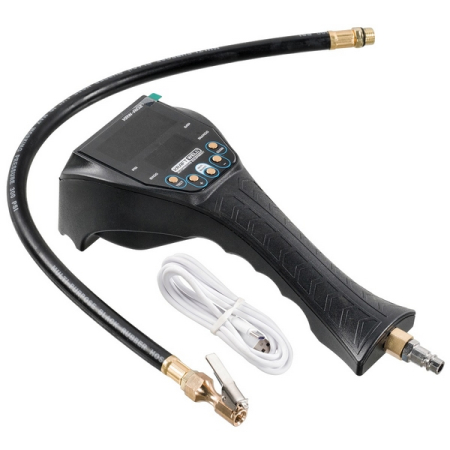 Пистолет для накачки шин, автоматический, с LCD дисплеем, KraftWell KRW-AIG2