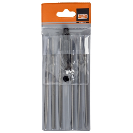 Набор надфилей бархатных 160 мм, 6 шт, BAHCO 2-470-16-2-0