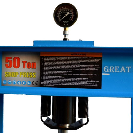 Пресс гидравлический с ручным приводом 50 т Great Wolf GW-0950