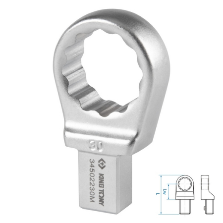 Насадка накидная серии FIT, 30 мм, 14x18 мм KING TONY 34502230M