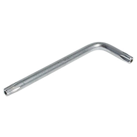 Ключ TORX 5-гранный с отверстием Г-образный TS20H L=57 мм JTC-71920