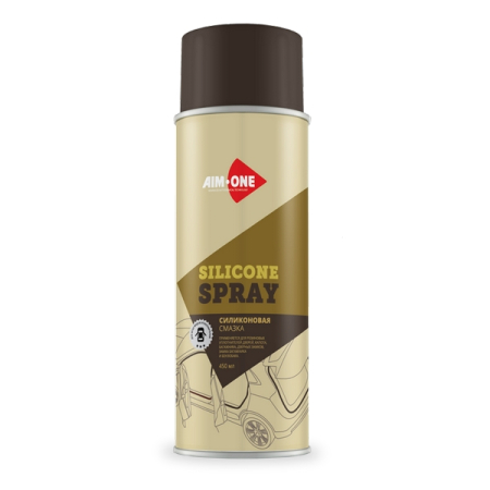 Силиконовая смазка, 450 мл, аэрозоль, AIM-ONE Silicone Spray Силиконовая смазка, 450 мл, аэрозоль, AIM-ONE Silicone Spray