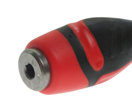 Отвертка крестовая PH 2.0х150мм усиленная со сквозным стержнем JTC