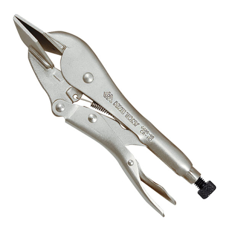 KING TONY 6605-08 Зажим с фиксатором 206 мм плоские прямые губки