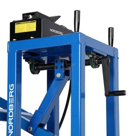 NORDBERG N31PE76A Выпрессовщик шкворней гидравлический 75 т, пневмопривод, с тележкой
