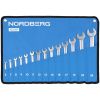 NORDBERG 10214P Набор ключей комбинированных, 6-24 мм, 14 шт, чехол