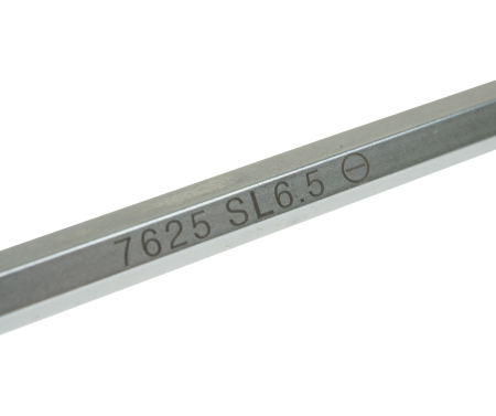 Отвертка шлицевая SL 6.5х150мм усиленная со сквозным стержнем JTC