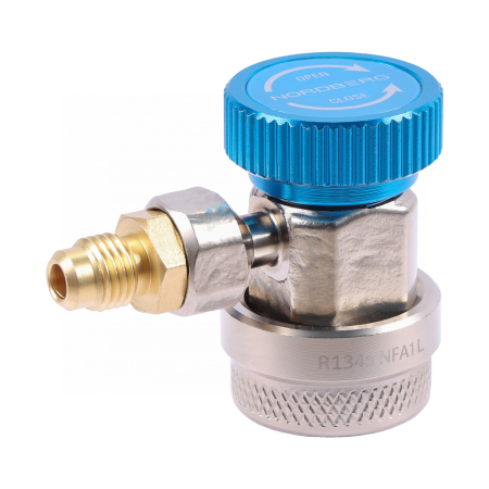 NORDBERG NFA1L Муфта быстросъемная R134a, низкое давление, синяя