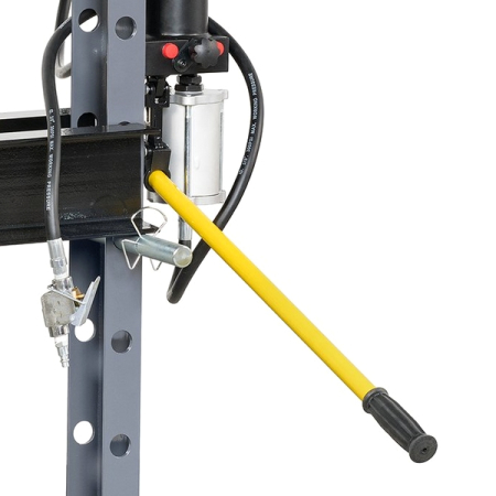 Пресс гидравлический с ручным и пневматическим приводом, 20 т, KRAFTWELL KRWPR20AL