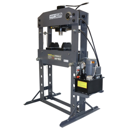 Пресс гидравлический с электрическим приводом, напольный, 100 т, KRAFTWELL KRWPR100B