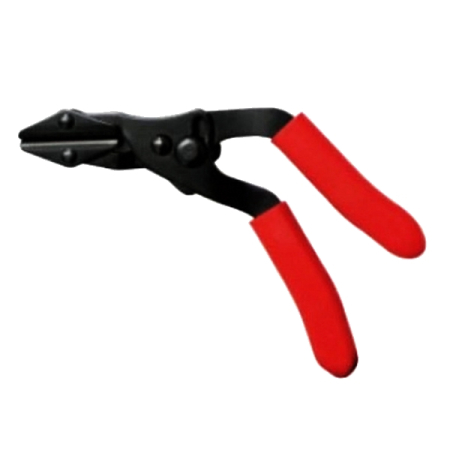 Зажим с фиксатором для шлангов, 125 мм, изогнутый, МАСТАК 036-02125