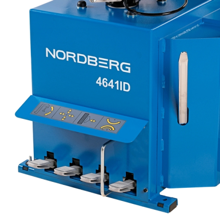 NORDBERG 4641ID(B) Станок шиномонтажный автомат 11"-23", 2 скор, стол с накладками, 380V, синий