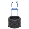 NORDBERG N31002 Тележка для транспортировки колес, с захватами, 150 кг