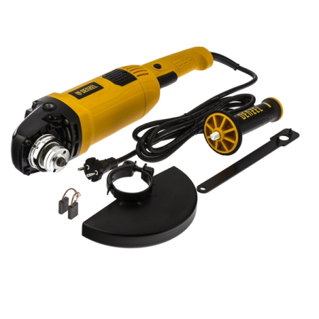 Машина шлифовальная угловая 2000 Вт, 180 мм, 8500 об/мин DENZEL AG180-2000