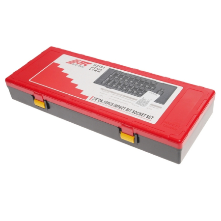 Набор бит-головок ударных 3/8" HEX, TORX, 19 предметов, JTC-K3191